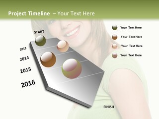Face Beautiful Femininity PowerPoint Template