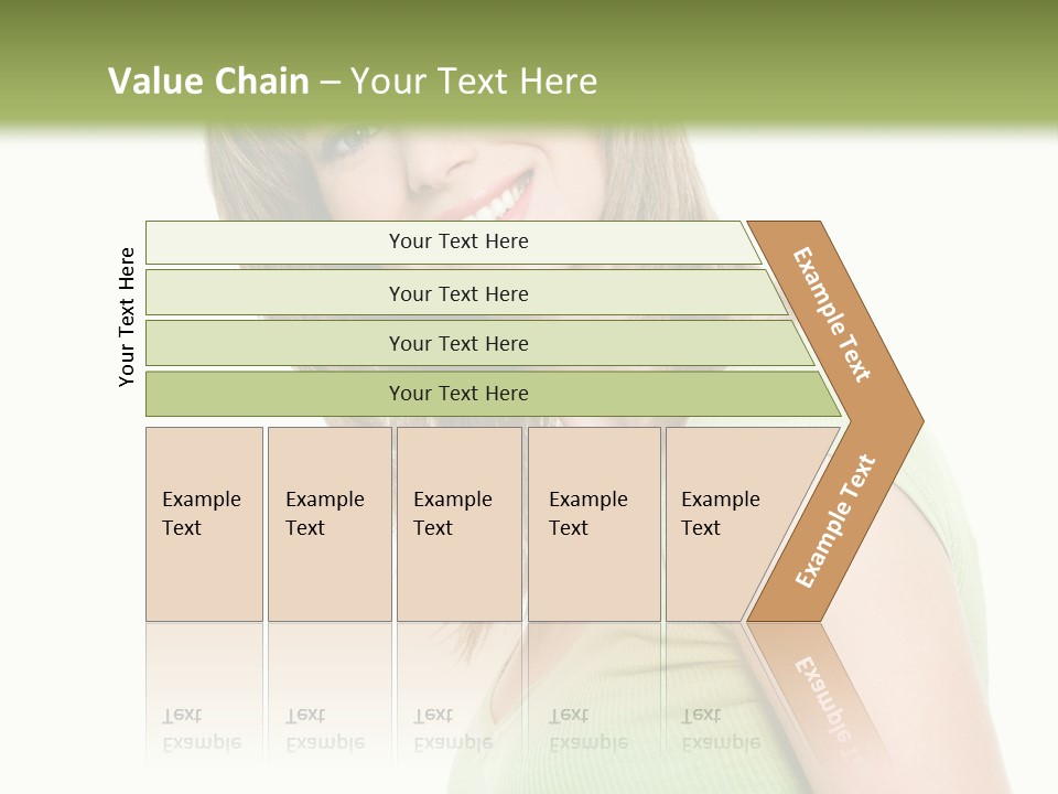 Face Beautiful Femininity PowerPoint Template