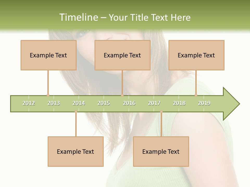 Face Beautiful Femininity PowerPoint Template