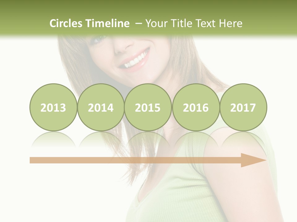 Face Beautiful Femininity PowerPoint Template