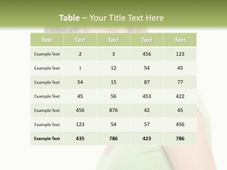 Face Beautiful Femininity PowerPoint Template