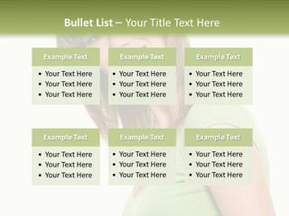 Face Beautiful Femininity PowerPoint Template