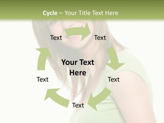 Face Beautiful Femininity PowerPoint Template