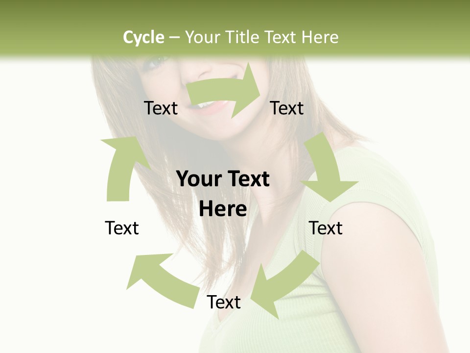 Face Beautiful Femininity PowerPoint Template