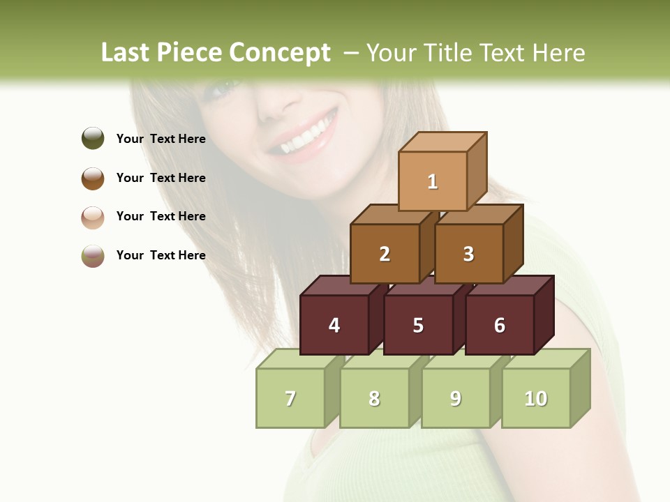 Face Beautiful Femininity PowerPoint Template