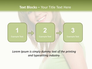 Face Beautiful Femininity PowerPoint Template