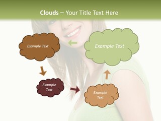Face Beautiful Femininity PowerPoint Template