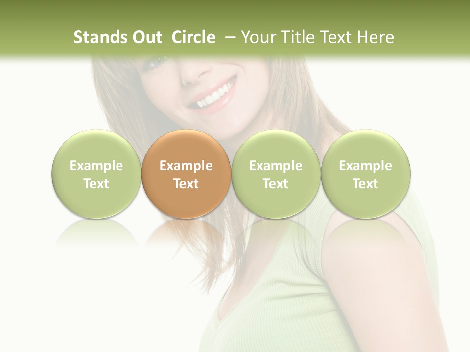 Face Beautiful Femininity PowerPoint Template