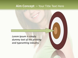 Face Beautiful Femininity PowerPoint Template