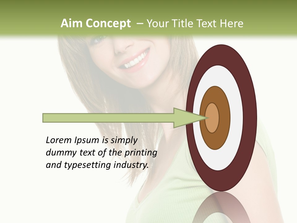 Face Beautiful Femininity PowerPoint Template