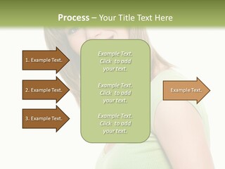 Face Beautiful Femininity PowerPoint Template