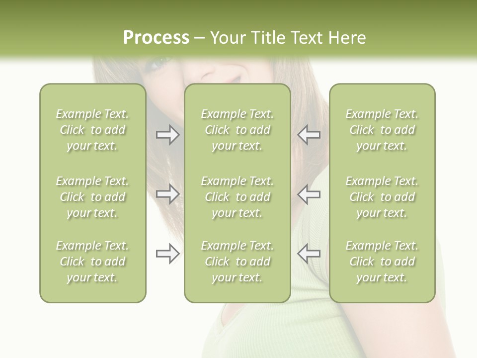 Face Beautiful Femininity PowerPoint Template