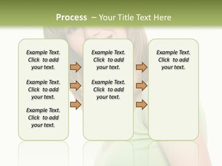 Face Beautiful Femininity PowerPoint Template