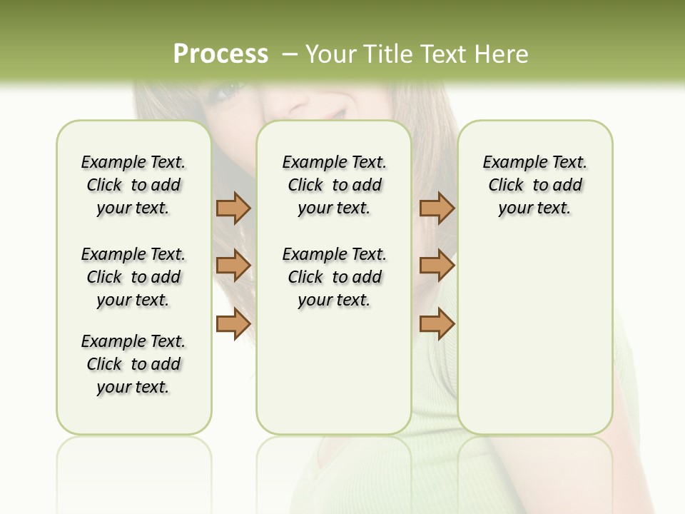 Face Beautiful Femininity PowerPoint Template