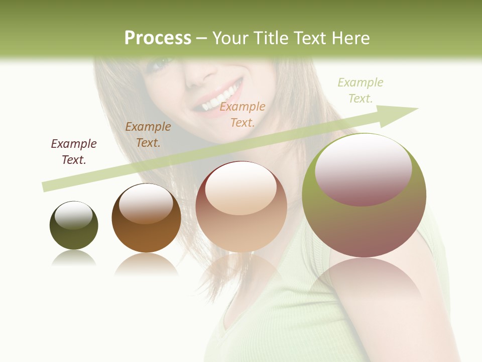 Face Beautiful Femininity PowerPoint Template