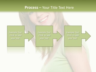 Face Beautiful Femininity PowerPoint Template