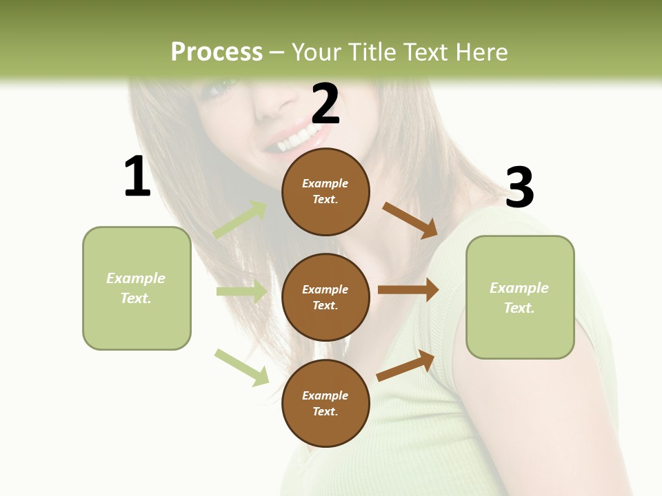 Face Beautiful Femininity PowerPoint Template
