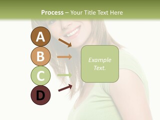 Face Beautiful Femininity PowerPoint Template