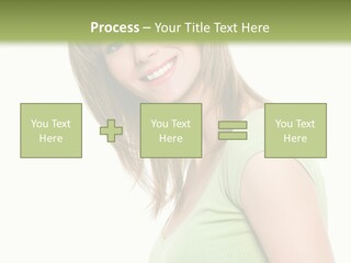 Face Beautiful Femininity PowerPoint Template
