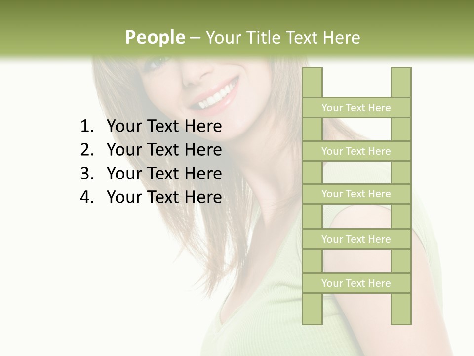 Face Beautiful Femininity PowerPoint Template
