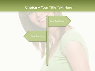 Face Beautiful Femininity PowerPoint Template