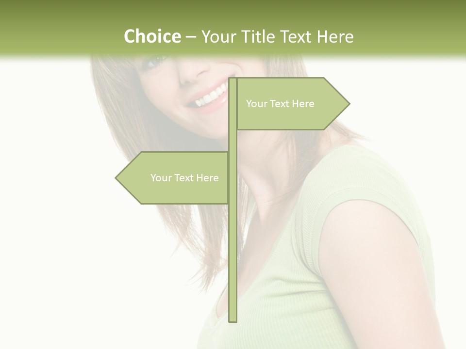 Face Beautiful Femininity PowerPoint Template