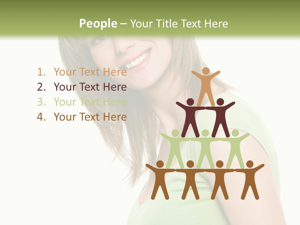 Face Beautiful Femininity PowerPoint Template