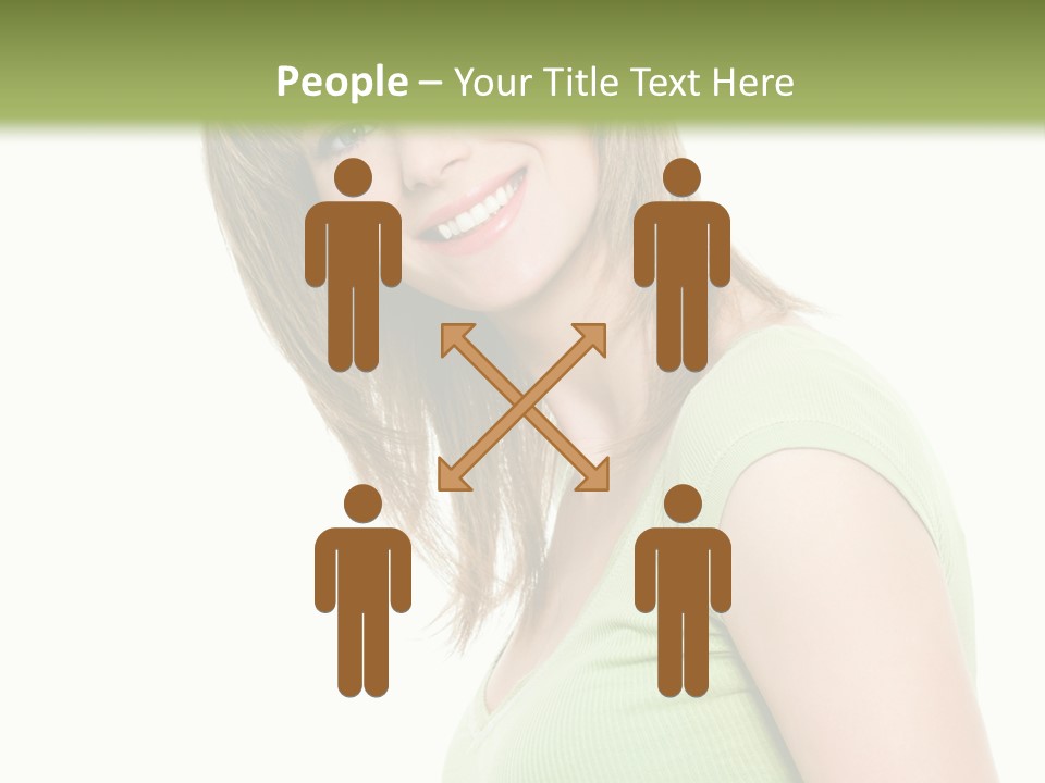 Face Beautiful Femininity PowerPoint Template