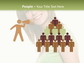 Face Beautiful Femininity PowerPoint Template