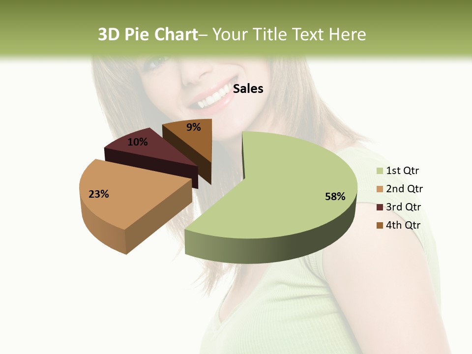 Face Beautiful Femininity PowerPoint Template