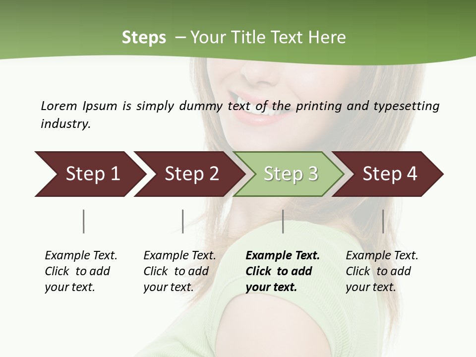 Cheerful Real People Beautiful PowerPoint Template