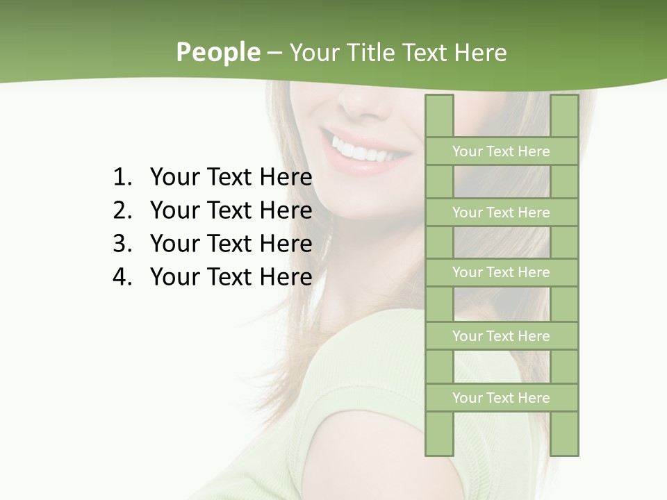 Cheerful Real People Beautiful PowerPoint Template