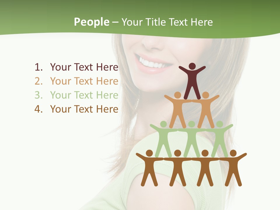 Cheerful Real People Beautiful PowerPoint Template
