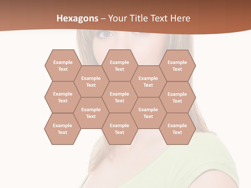 Woman Looking Girl PowerPoint Template