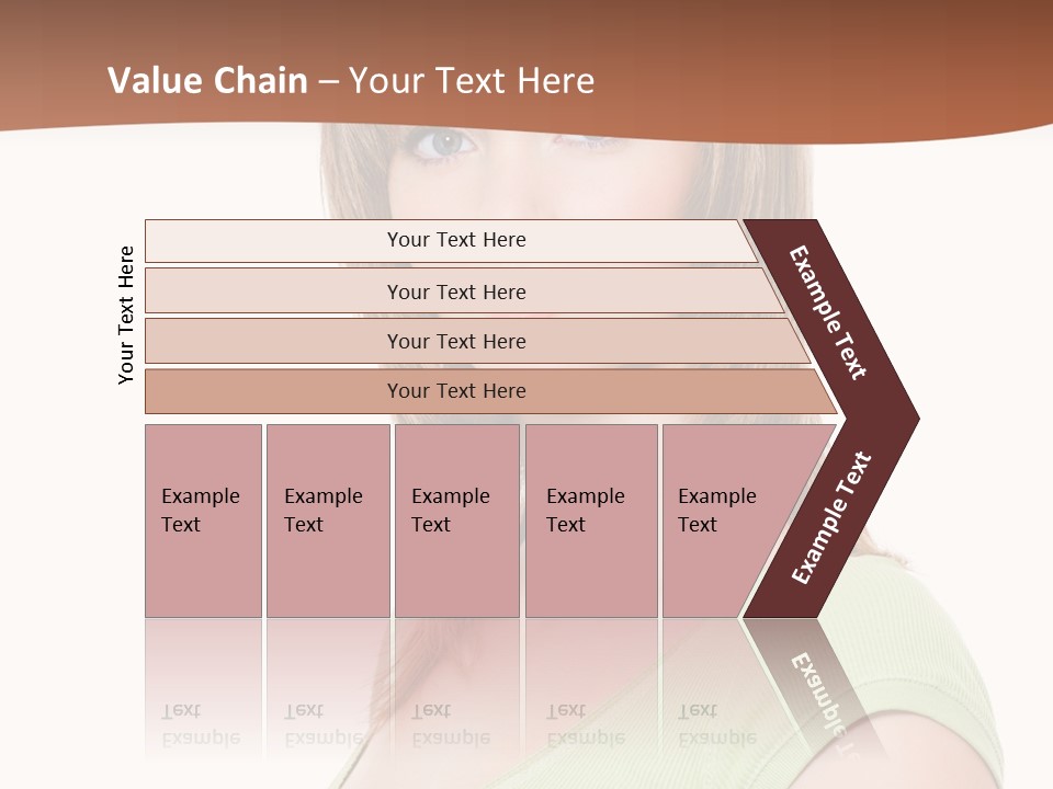 Woman Looking Girl PowerPoint Template