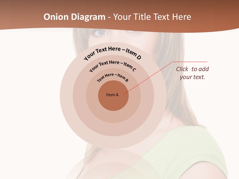 Woman Looking Girl PowerPoint Template