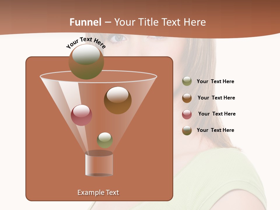 Woman Looking Girl PowerPoint Template