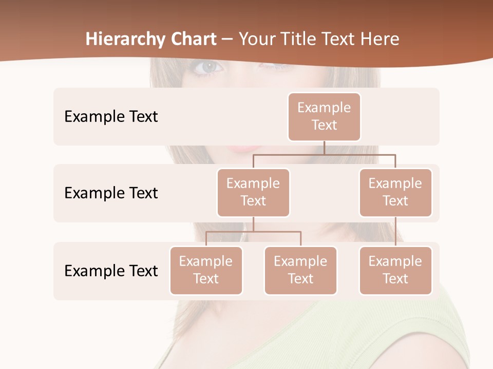 Woman Looking Girl PowerPoint Template