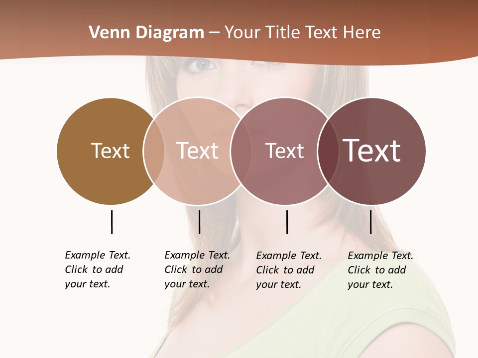 Woman Looking Girl PowerPoint Template