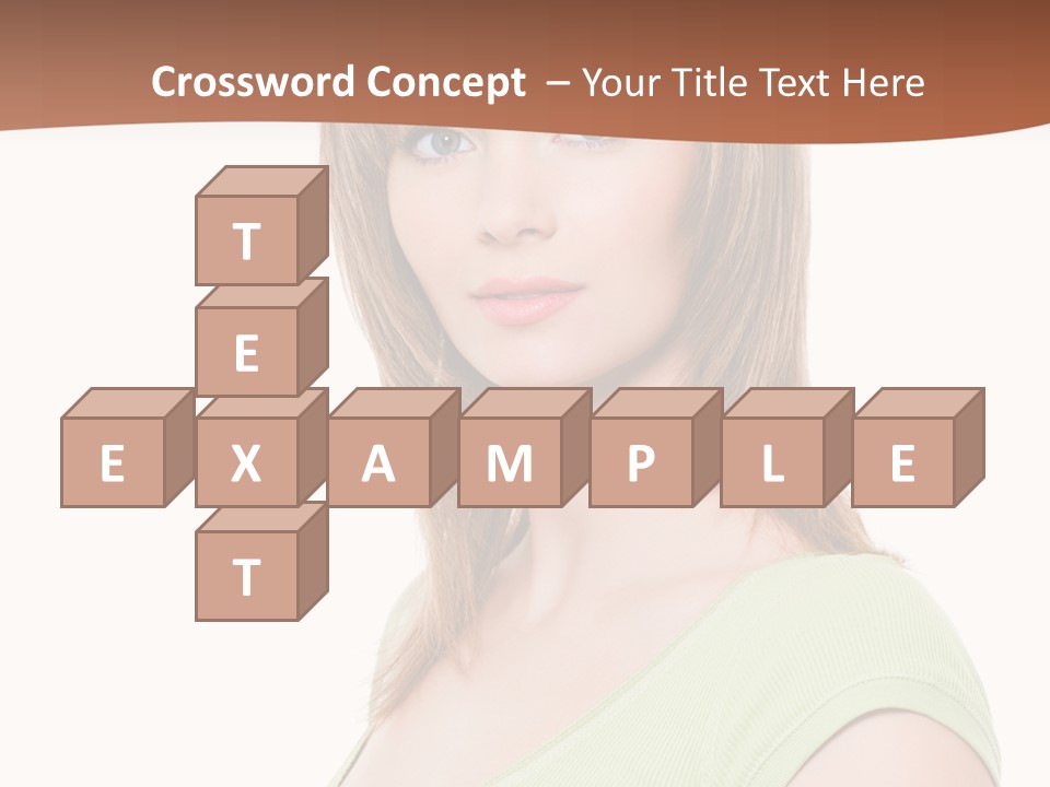 Woman Looking Girl PowerPoint Template