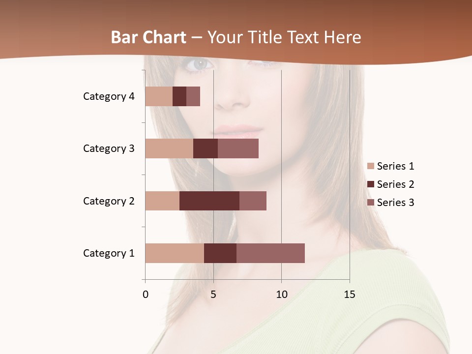 Woman Looking Girl PowerPoint Template