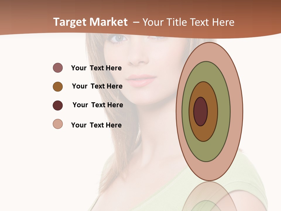 Woman Looking Girl PowerPoint Template