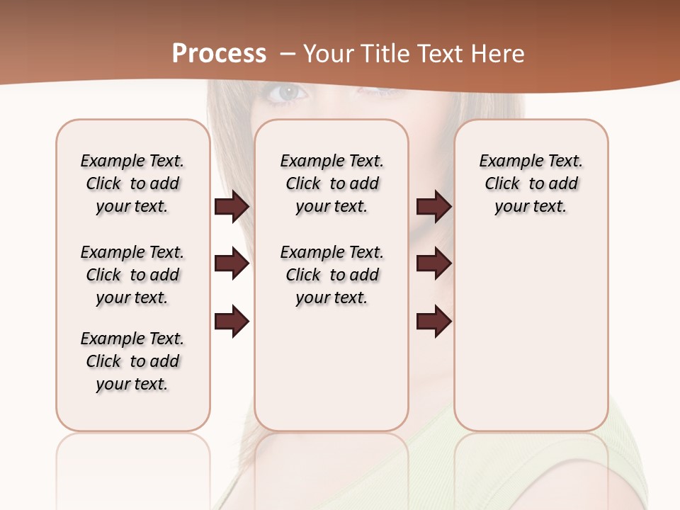 Woman Looking Girl PowerPoint Template