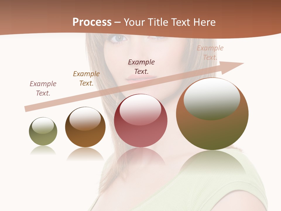 Woman Looking Girl PowerPoint Template