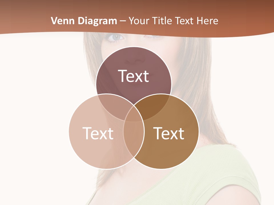 Woman Looking Girl PowerPoint Template