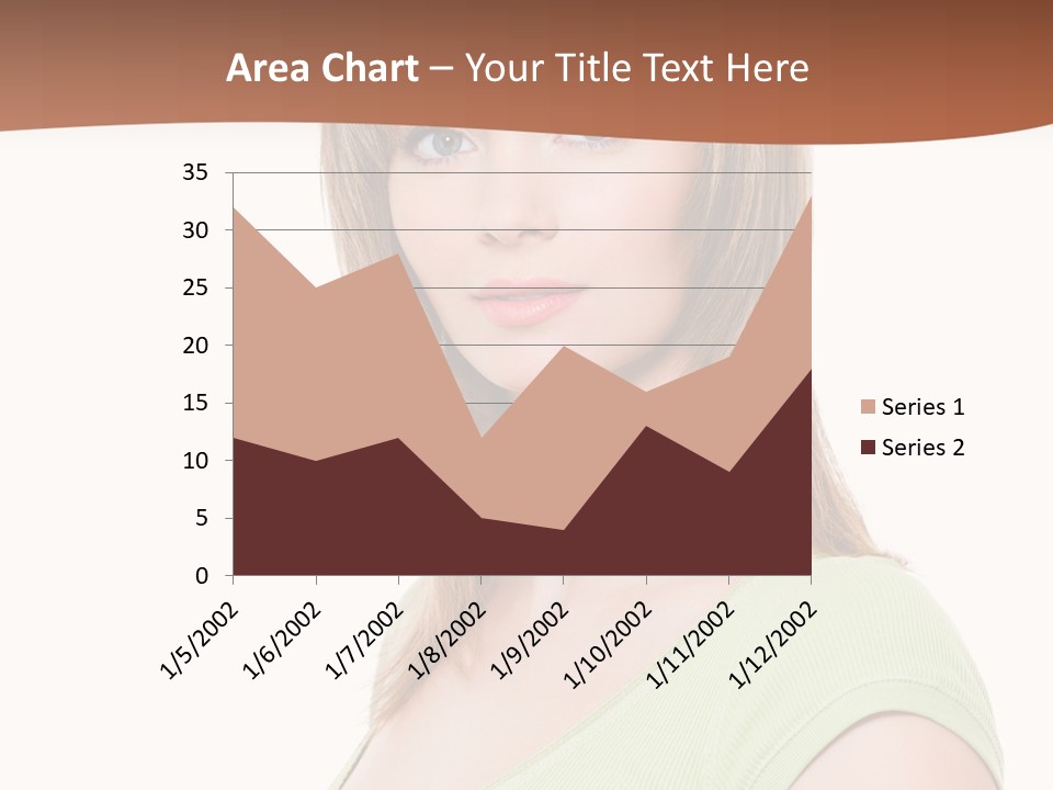 Woman Looking Girl PowerPoint Template
