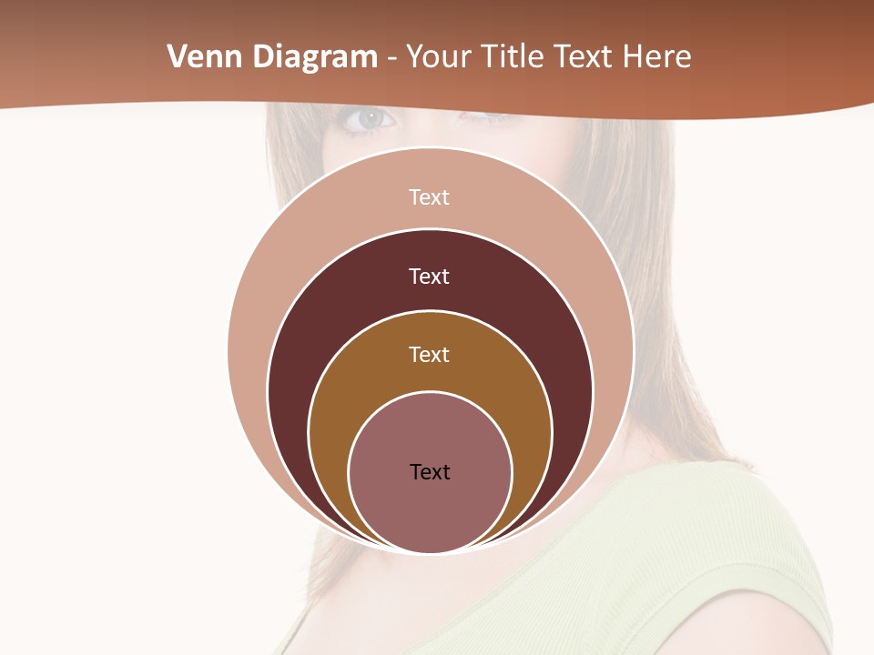 Woman Looking Girl PowerPoint Template