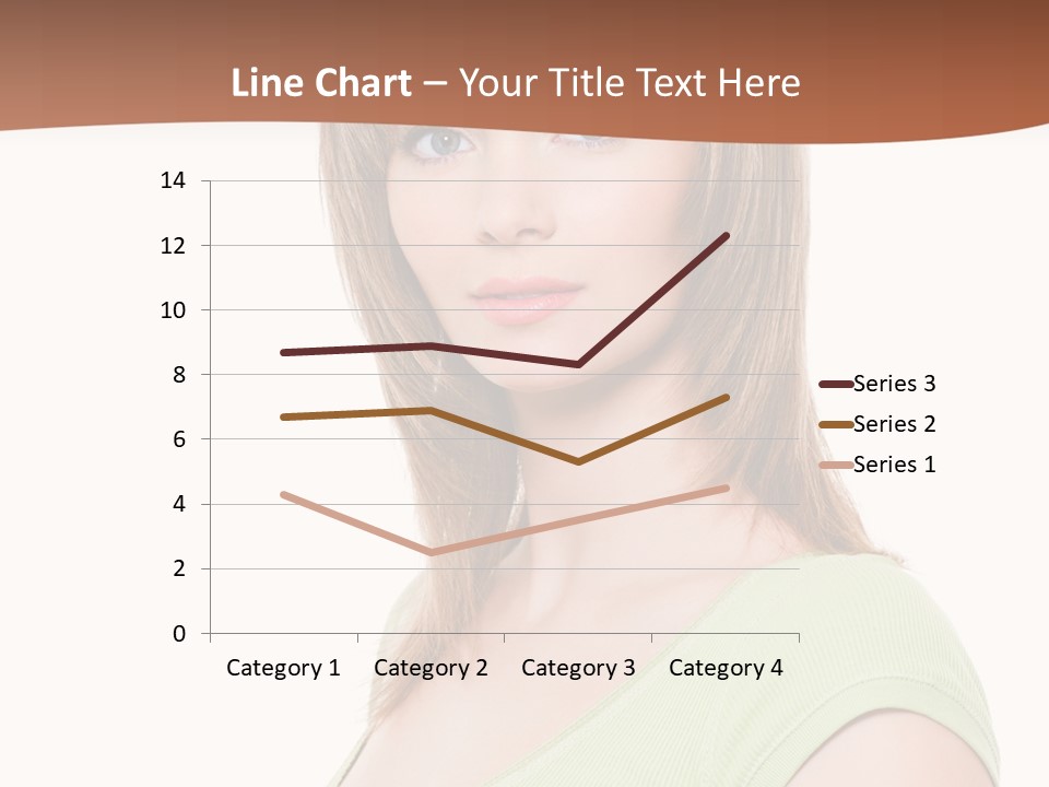 Woman Looking Girl PowerPoint Template