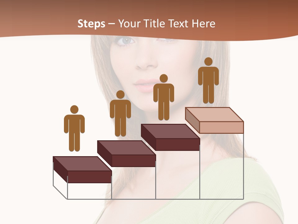 Woman Looking Girl PowerPoint Template