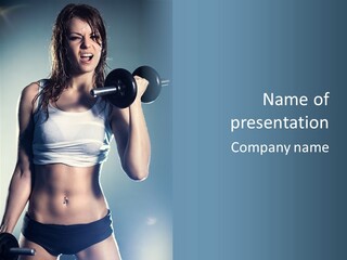 Style Weight Fashion PowerPoint Template